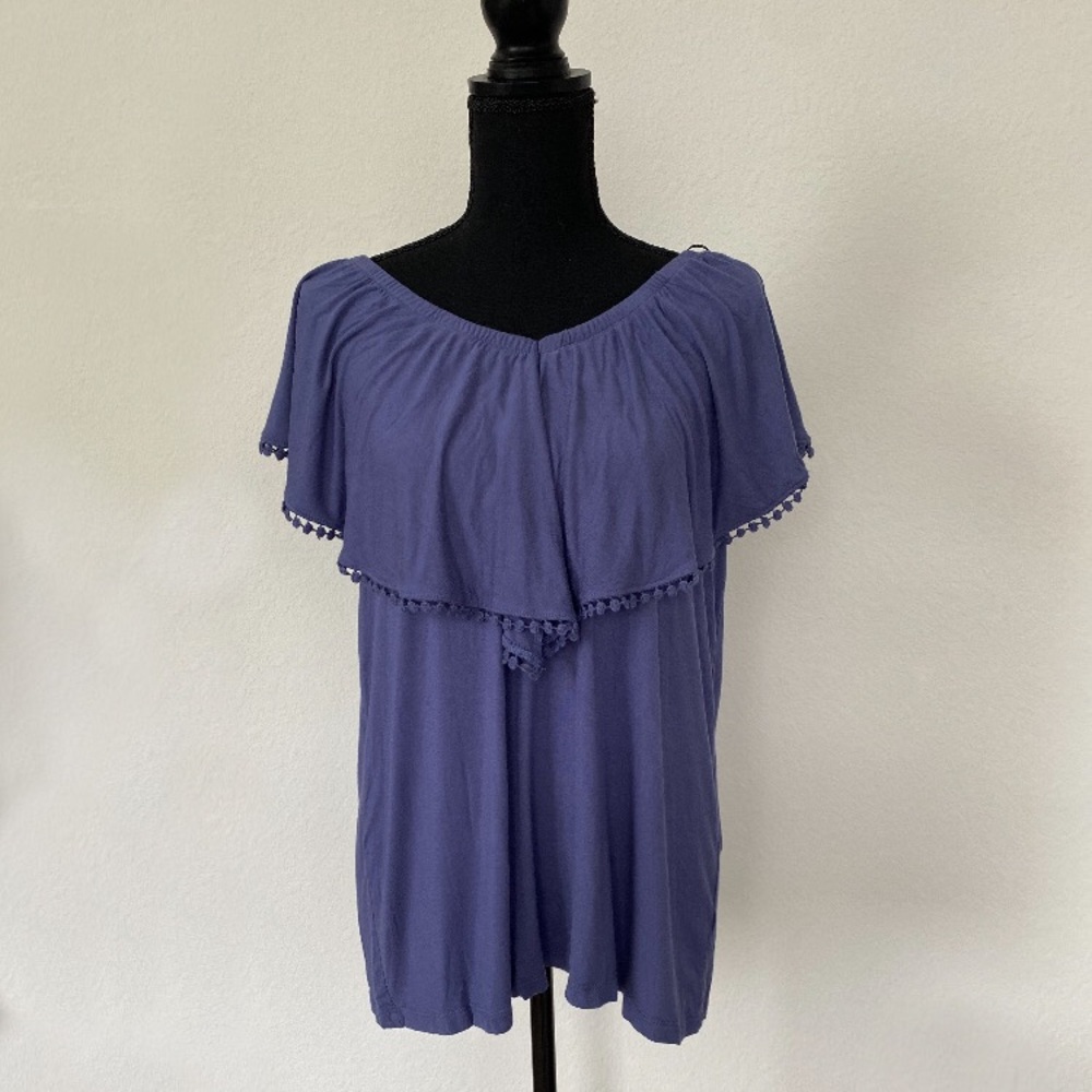 Purple Off Shoulder Blouse💜 - PLEIONE